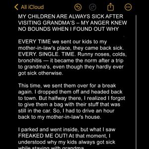 My Kids Always Got Sick After Grandma’s — The Truth Left Me Shattered My Kids Always Got Sick After Grandma’s — The Truth Left Me Shattered