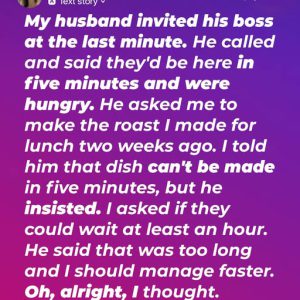 My Husband Invited His Boss at the Last Minute… My Husband Invited His Boss at the Last Minute…