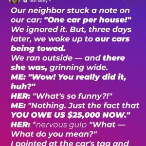 Our Meddling Neighbor Got Our Cars Towed from Our Own Driveway… Our Meddling Neighbor Got Our Cars Towed from Our Own Driveway…