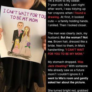 My 7-Year-Old Drew a Picture of My Husband with Another Woman… My 7-Year-Old Drew a Picture of My Husband with Another Woman…