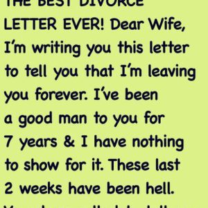“Wife Receives Divorce Letter from Her Husband” “Wife Receives Divorce Letter from Her Husband”