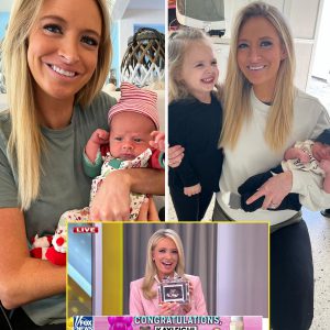 Kayleigh McEnany announces third pregnancy live on Fox News Kayleigh McEnany announces third pregnancy live on Fox News
