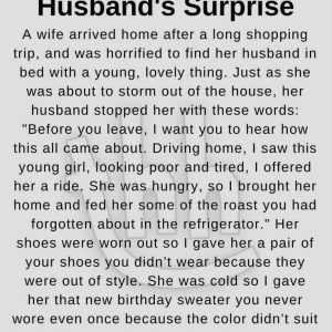 HUSBAND’S… HUSBAND’S…