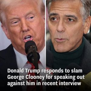 George Clooney calls out Trump on 60 Minutes, but the president doesn’t hold back
