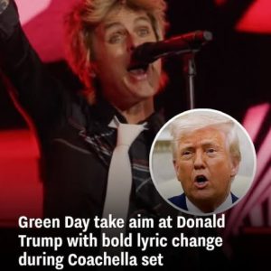 Green Day take aim at Donald Trump with bold lyric change during Coachella set Green Day take aim at Donald Trump with bold lyric change during Coachella set