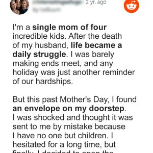 On Mother’s Day, Poor Woman Struggling to Feed Her Kids Receives 0K from Unknown Person On Mother’s Day, Poor Woman Struggling to Feed Her Kids Receives 0K from Unknown Person