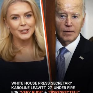 Press Secretary Karoline Leavitt Reacts to Former President Joe Biden’s First Public Address Since Leaving the White House Press Secretary Karoline Leavitt Reacts to Former President Joe Biden’s First Public Address Since Leaving the White House