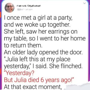 I once met a girl at a party, and we woke up together. I once met a girl at a party, and we woke up together.