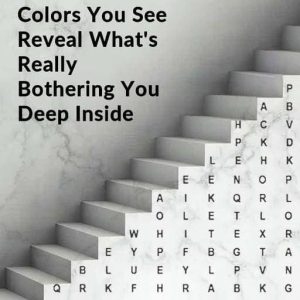 The First Three Colors You See Reveals What’s Really Bothering You! The First Three Colors You See Reveals What’s Really Bothering You!