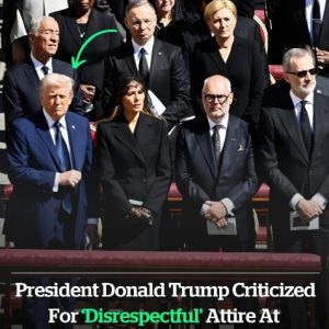 disrespectful” attire at Pope Francis’ funeral disrespectful” attire at Pope Francis’ funeral