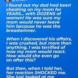 My Dad Had Dozens of Affairs, Thinking Our Mom Would Never Leave Him – What She Did.. My Dad Had Dozens of Affairs, Thinking Our Mom Would Never Leave Him – What She Did..