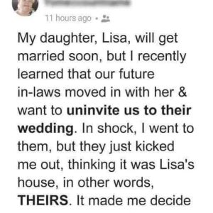 My Future In-Laws Have No Idea That I Own the Home They Live In And Kicked Me Out of It My Future In-Laws Have No Idea That I Own the Home They Live In And Kicked Me Out of It