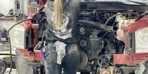 The new girl mechanic was harassed by the guys, and the next day she pulled up