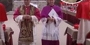 moments after Pope Leo XIV was selected as first-ever American pope