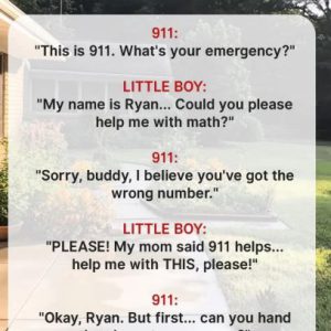 Boy Calls 911 for Homework Help—But Police Find a Real Emergency