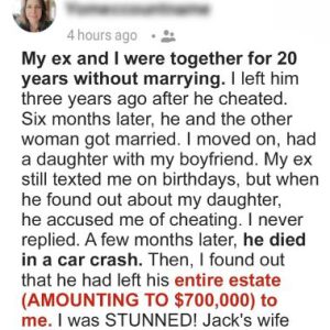 My Ex Left Me His Estate, Not His Wife and Kids