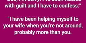The Man Is Racked With Guilt And Confesses To His Neighbor