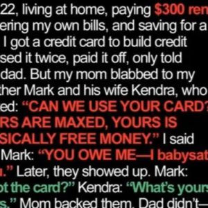 My Brother and SIL Took My Card Without Asking — Here’s What Happened Next