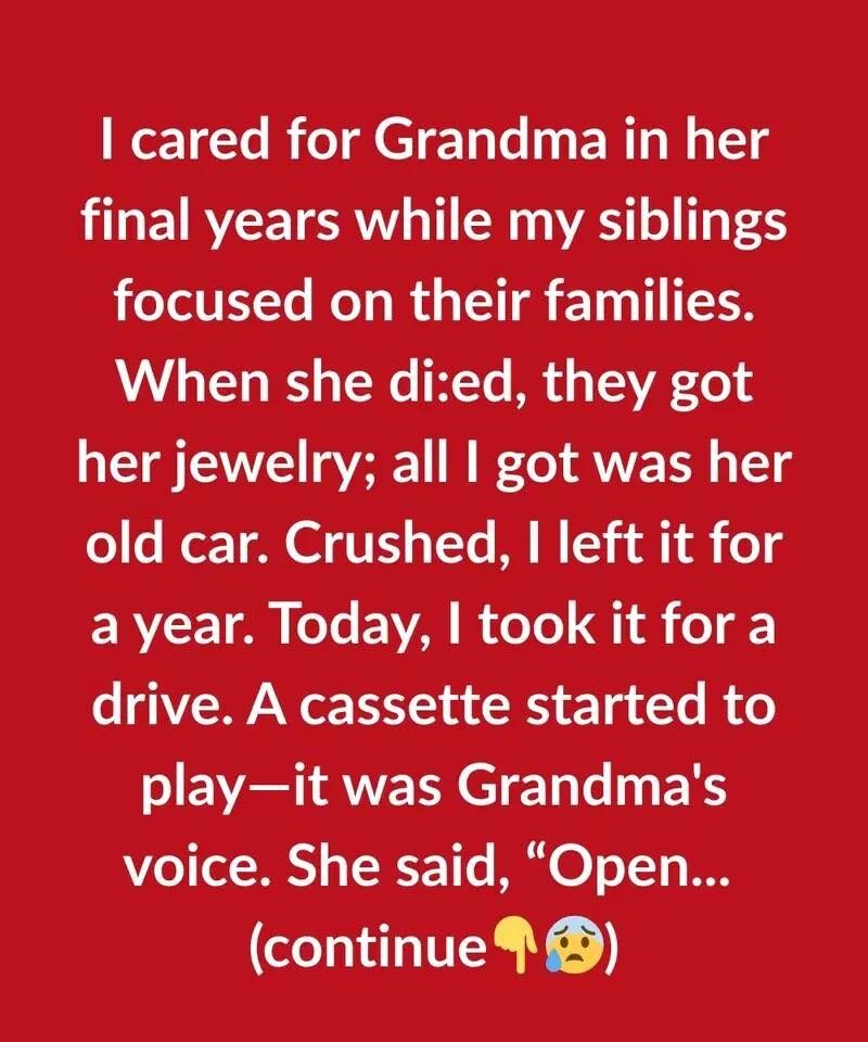 The Secret I Found in Grandma’s Car Changed Everything