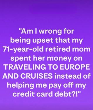 The Generational Divide: Should a Retired Parent’s Money Be Their Own, or a Lifeline for Their Child’s Debt?