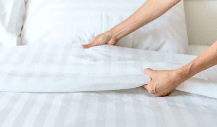 The Simple Trick for a Wrinkle-Free, Fresh-Made Bed