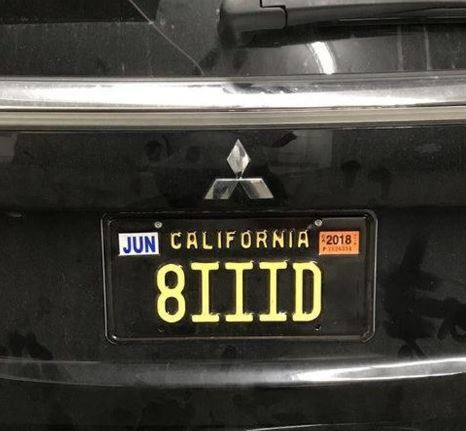A Closer Look at This License Plate Will Blow Your Mind