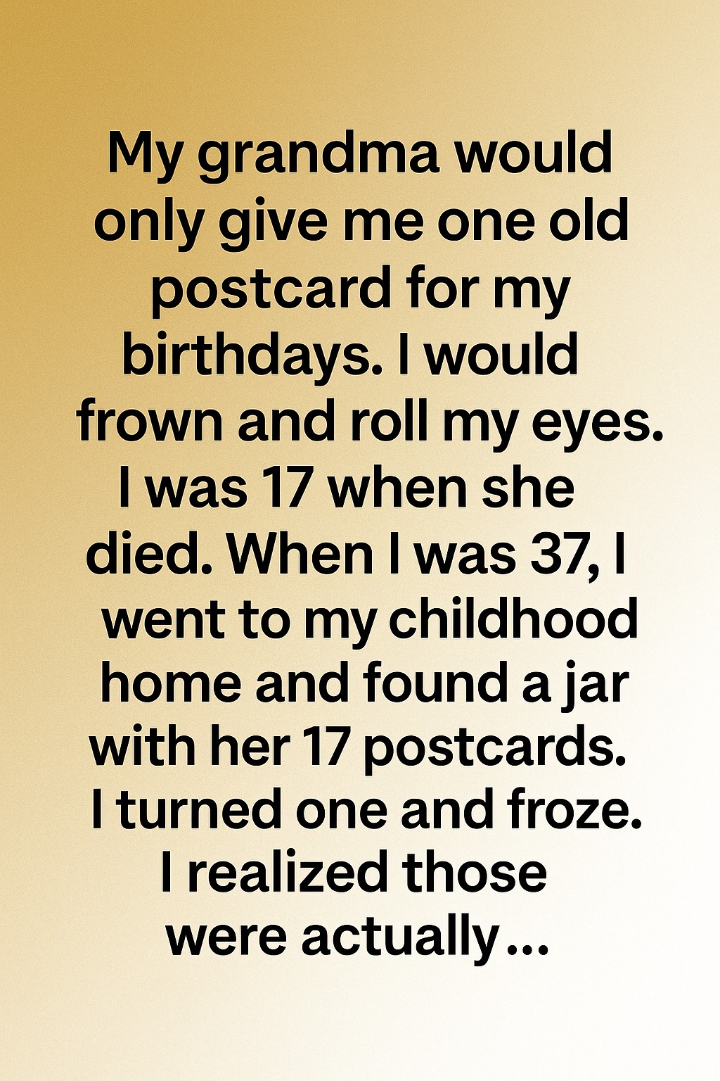 My Grandma’s Mysterious Birthday Gifts Revealed a Beautiful Secret