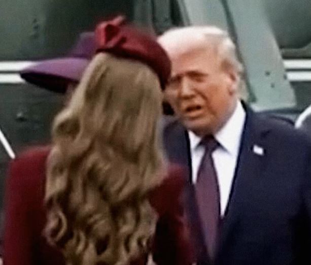 Donald Trump Speaks with Princess Kate During Royal Engagement