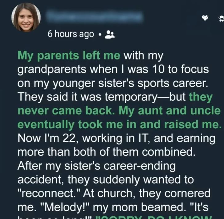 They Abandoned Me for My Sister — 12 Years Later, They Returned at Christmas