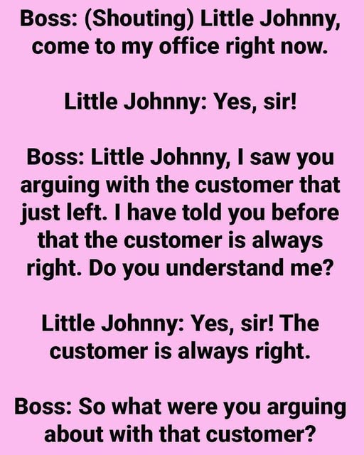 Little Johnny’s Clever Argument That Surprised His Boss