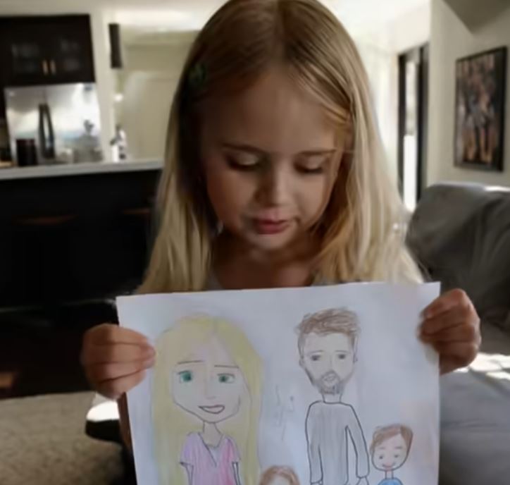My 5-Year-Old Daughter Drew Our Family and Said: “This Is My New Little Brother”