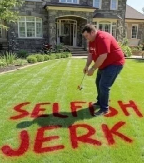 My Neighbor Spray-Painted SELFISH JERK on My Lawn, So I Gave Him a Wet Surprise He Will Never Forget