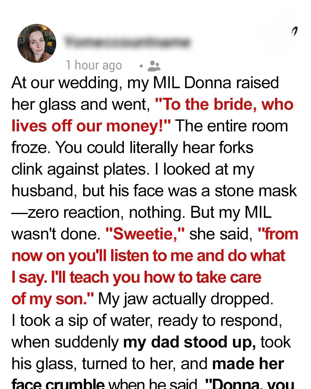 She Tried to Ruin My Wedding — But My Dad Had the Last Word