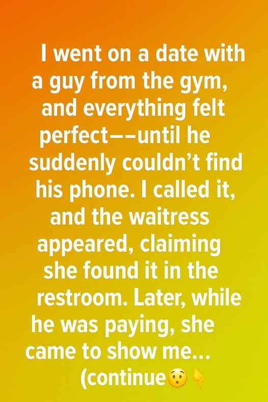 The Waitress Handed Me His Phone — What I Saw Changed Everything