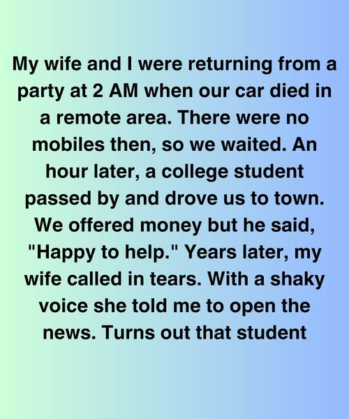 We Were Struggling—Then a Stranger Did Something We’ll Never Forget