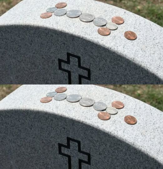 The Touching Meaning Behind Placing Coins on Gravestones