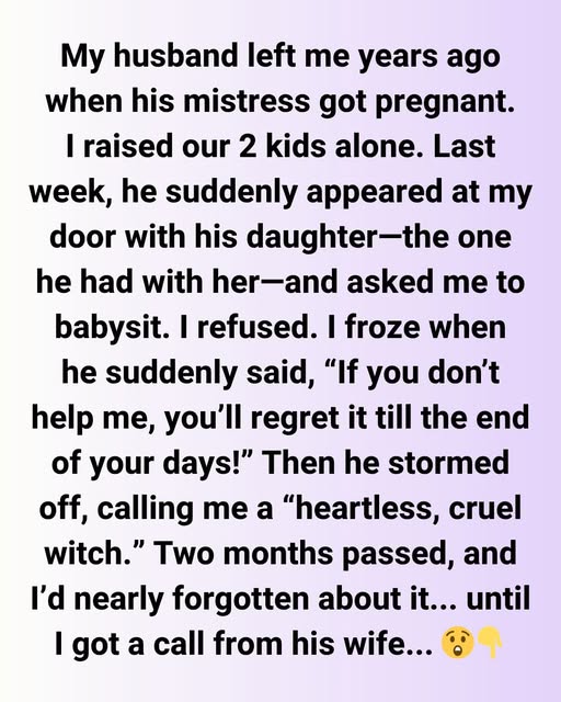 My Husband Chose His Mistress Over Me—Years Later, He Returned With a Child and a Devastating Lie
