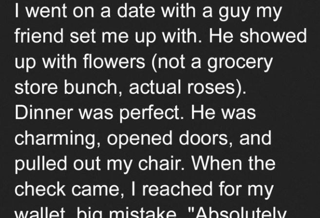 I Let My Date Pay the Bill — Big Mistake