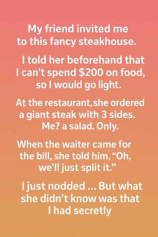 The Dinner That Taught Me How to Stand Up for Myself — Without Losing a Friend