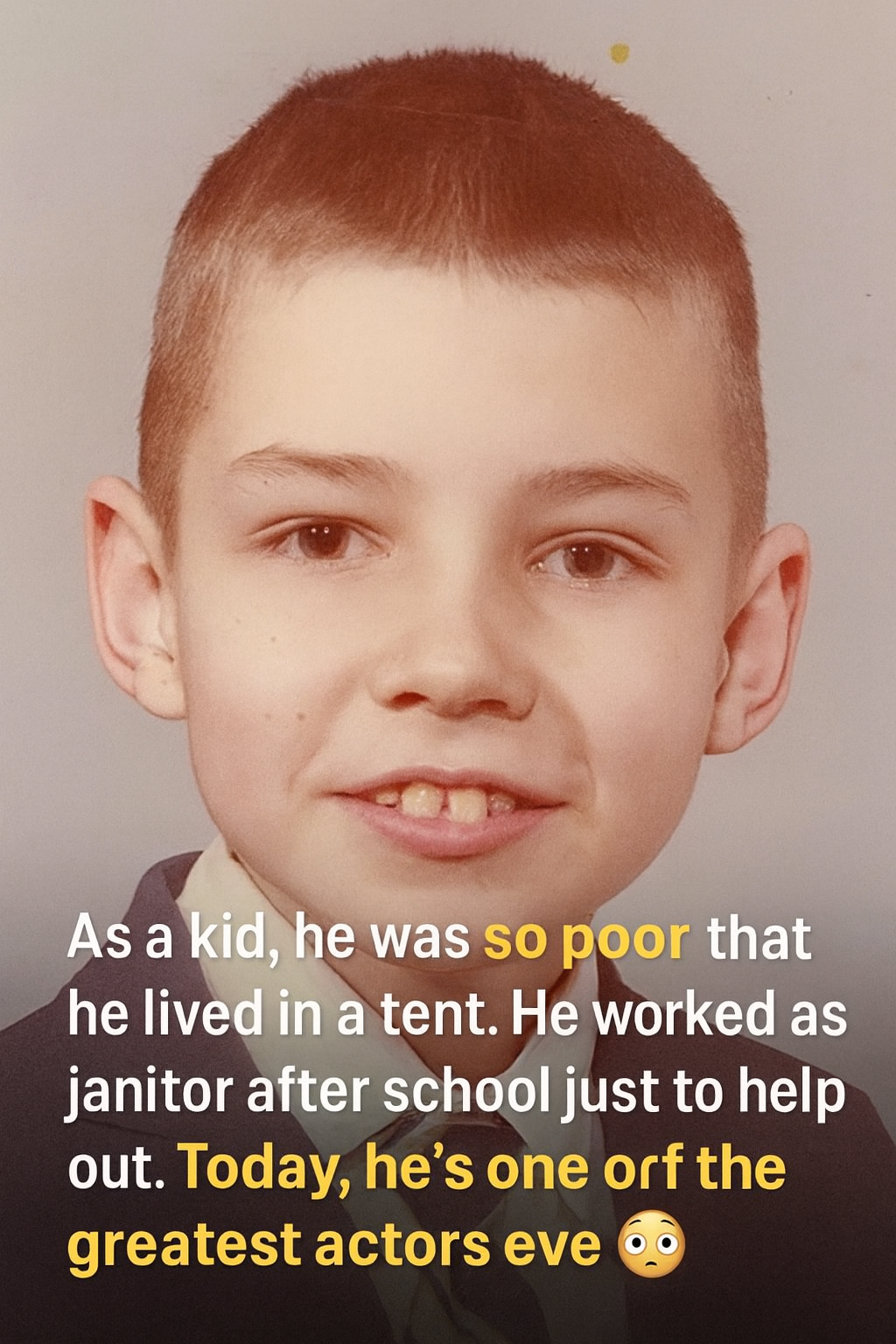 He worked as a school janitor to survive — today he’s one of the greatest success stories ever told