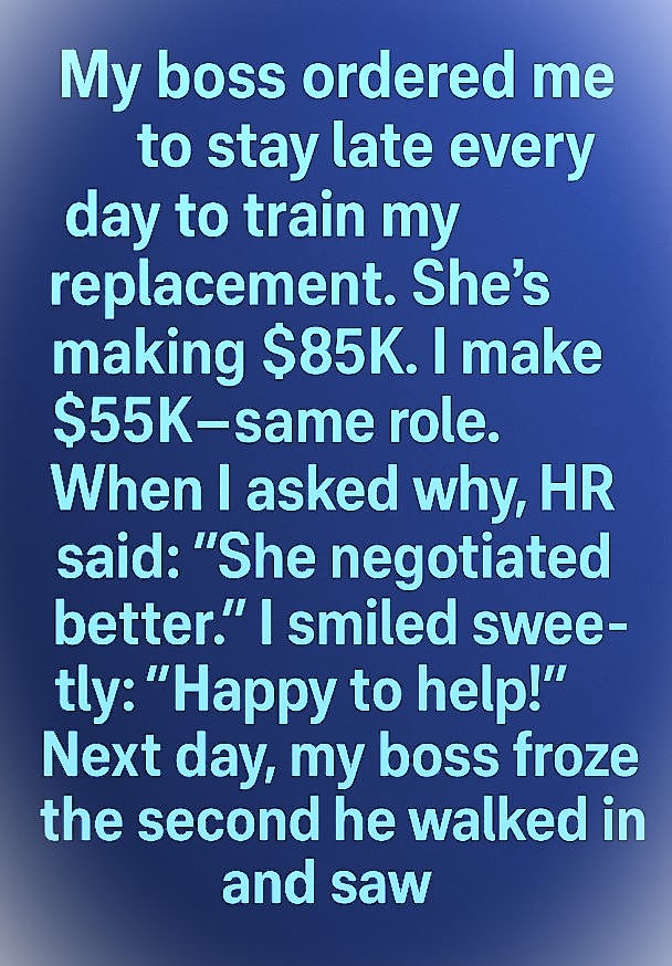I Trained My Higher-Paid Replacement — But My Boss Didn’t Expect What Happened Next