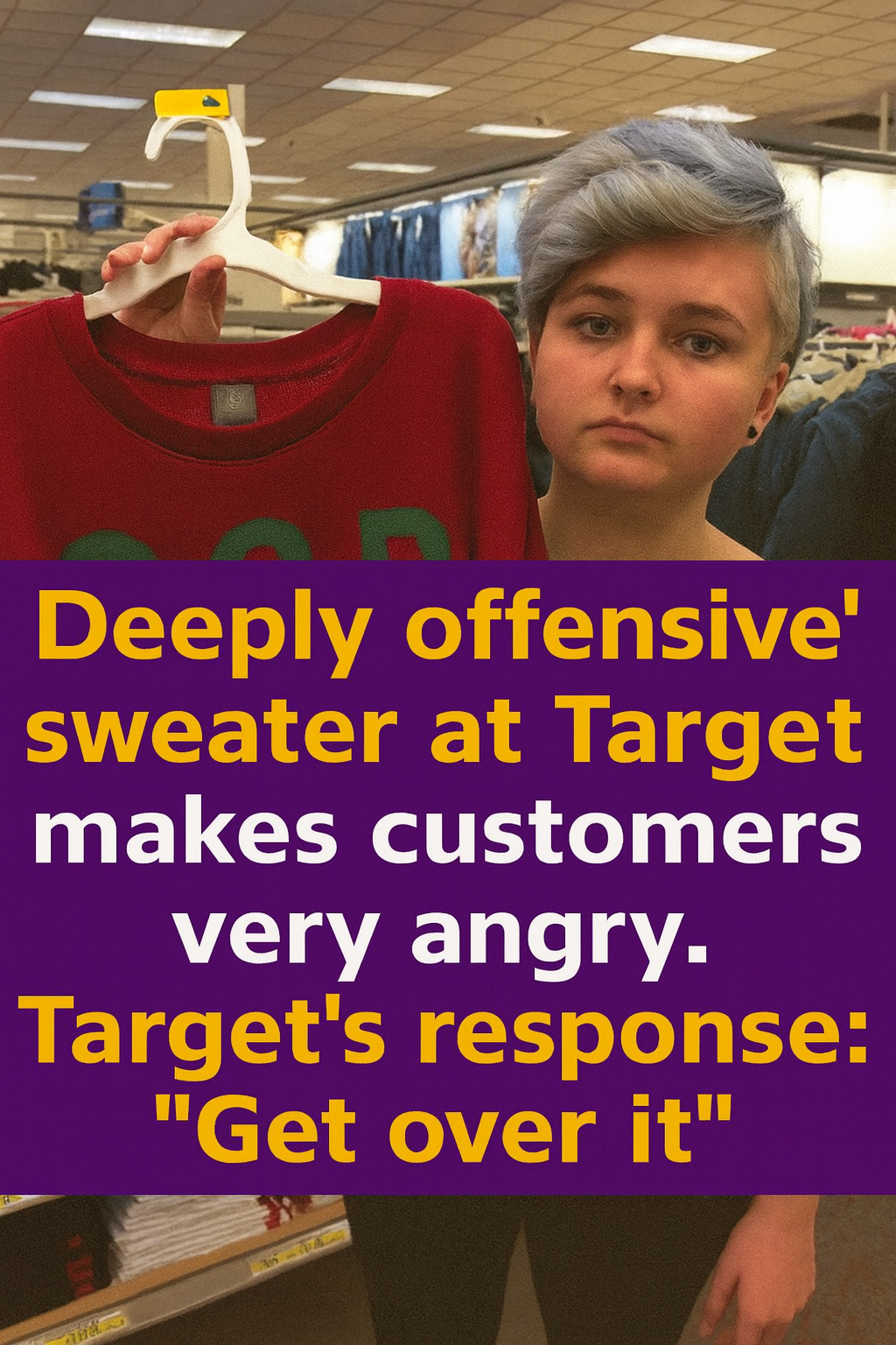 Target Addresses Shopper’s Complaint About Unexpected Sweater Detail