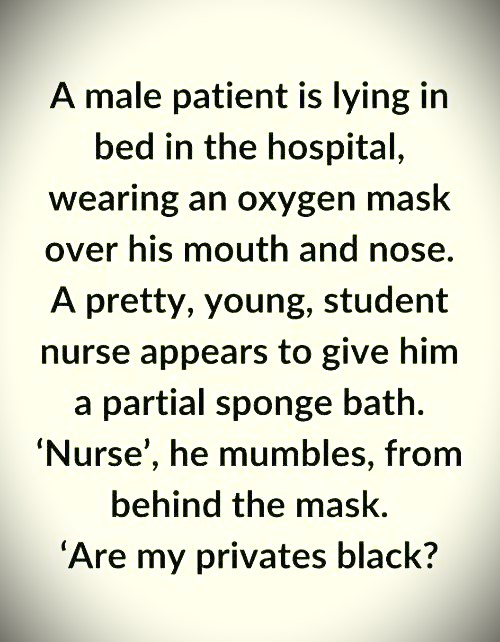 A Male Patient Lies in His Hospital Bed — Then Comes the Surprise