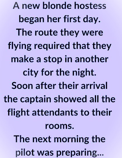 A New Blonde Hostess Started Her First Day — Then Everything Changed