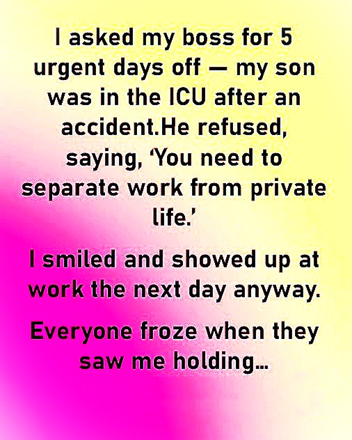 He Refused My Leave — But What I Brought Next Left Him Speechless