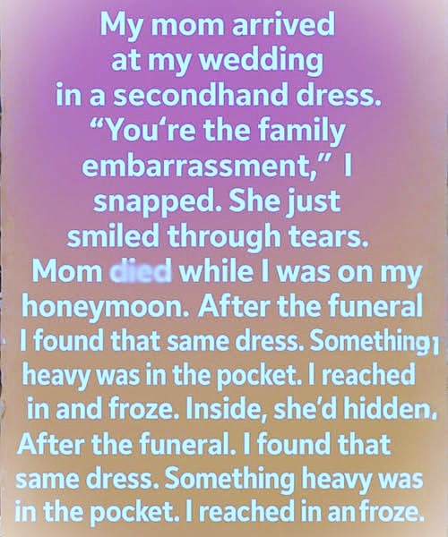 I Mocked My Mom’s Dress — What I Found After She Passed Left Me in Tears