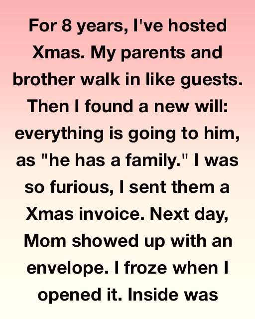 We Opened a Christmas Invoice—Then Everything Shifted