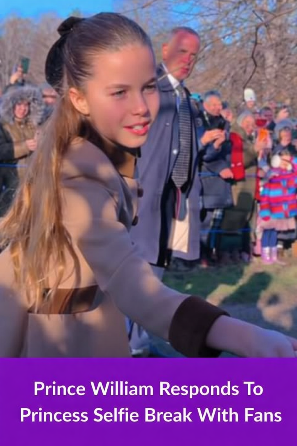 Princess Charlotte Stops for Selfies — Prince William’s Reaction Catches Attention