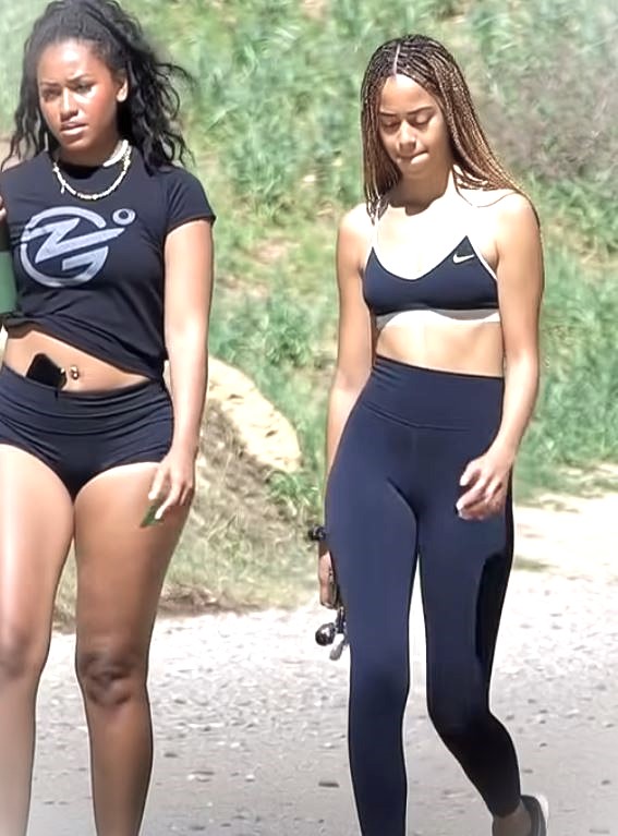 Obama Sisters Seen Living It Up at Party with Drake