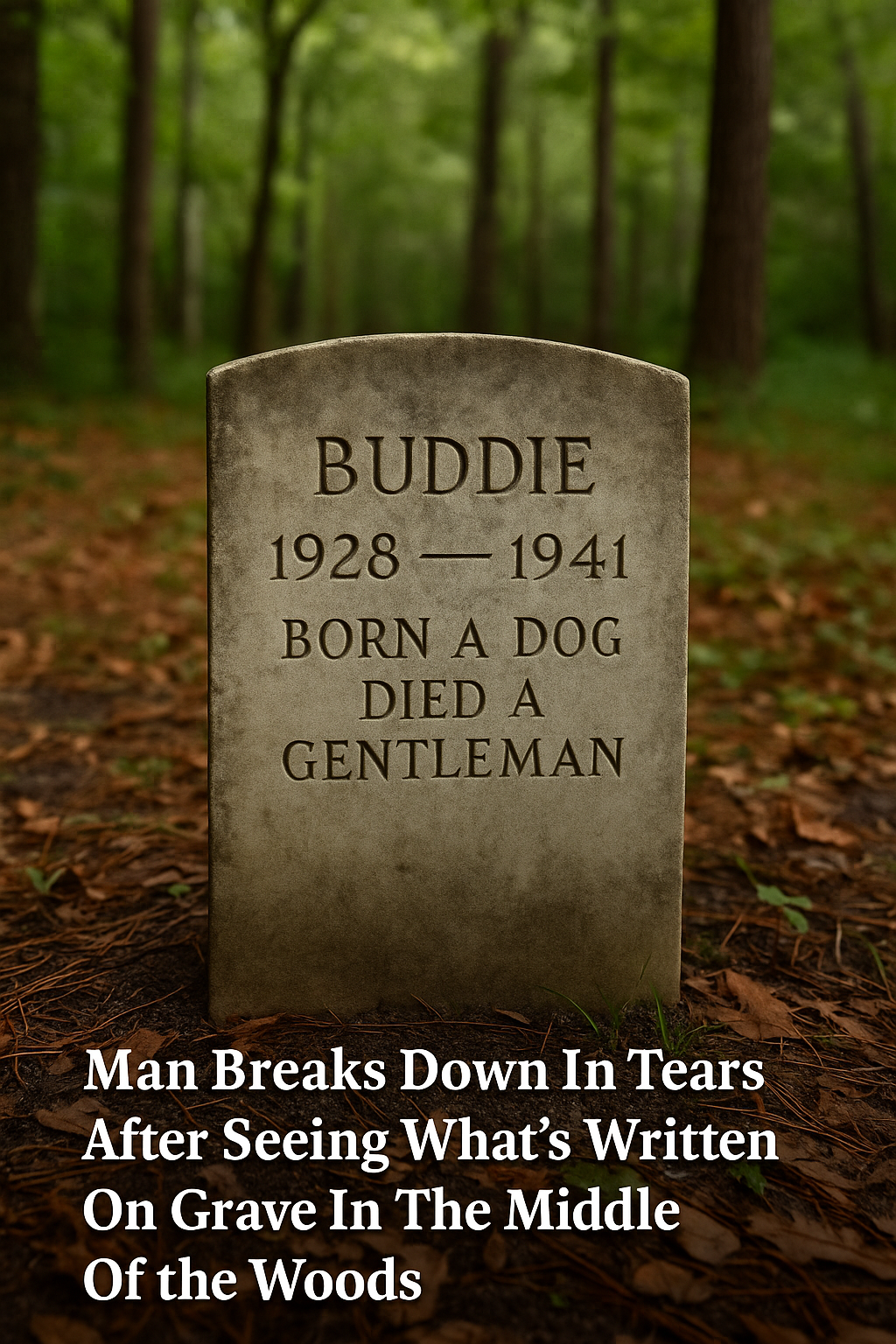What This Man Read on a Grave in the Woods Left Him Shaken